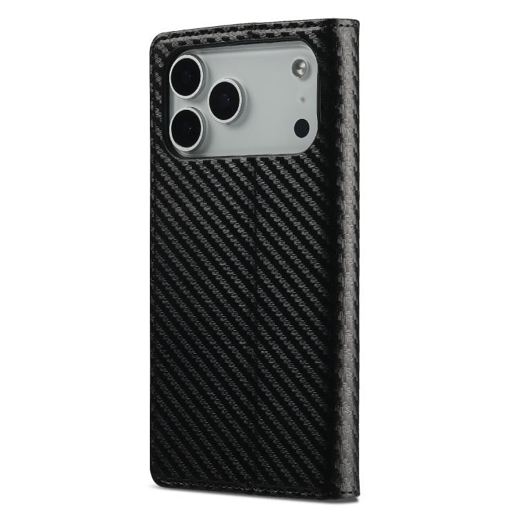 LC.IMEEKE Carbon Fiber Leather Phone Case, For iPhone 17 Pro Max, For iPhone 17 Pro, For iPhone 17, For iPhone 17 Air, For iPhone 16e, For iPhone 16 Pro Max, For iPhone 16 Pro, For iPhone 16 Plus, For iPhone 16