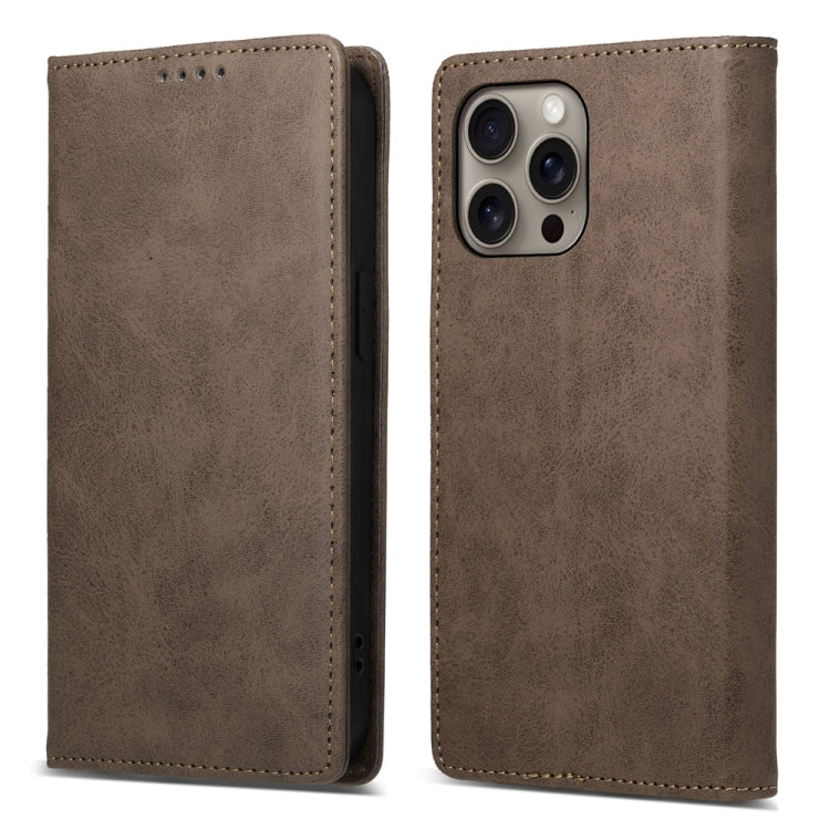 Business Solid Color Magnetic RFID Leather Phone Case, iPhone 16e, For iPhone 16 Pro Max, For iPhone 16 Pro, For iPhone 16 Plus