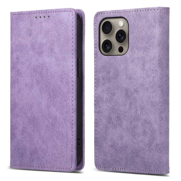 Business Solid Color Magnetic RFID Leather Phone Case, iPhone 16e, For iPhone 16 Pro Max, For iPhone 16 Pro, For iPhone 16 Plus