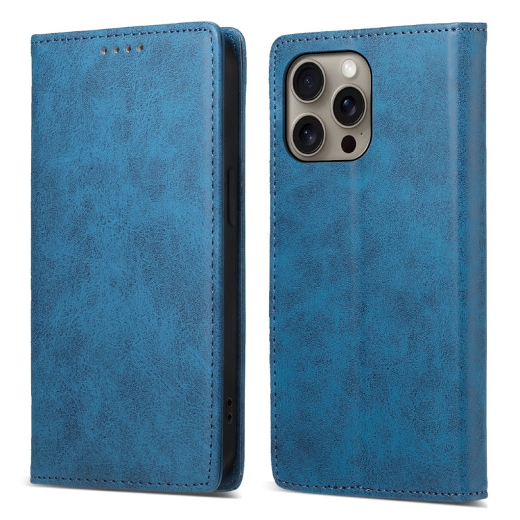Business Solid Color Magnetic RFID Leather Phone Case, iPhone 16e, For iPhone 16 Pro Max, For iPhone 16 Pro, For iPhone 16 Plus