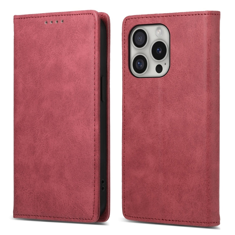 Business Solid Color Magnetic RFID Leather Phone Case, iPhone 16e, For iPhone 16 Pro Max, For iPhone 16 Pro, For iPhone 16 Plus