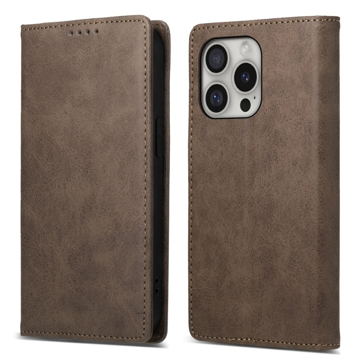 Business Solid Color Magnetic RFID Leather Phone Case, iPhone 16e, For iPhone 16 Pro Max, For iPhone 16 Pro, For iPhone 16 Plus