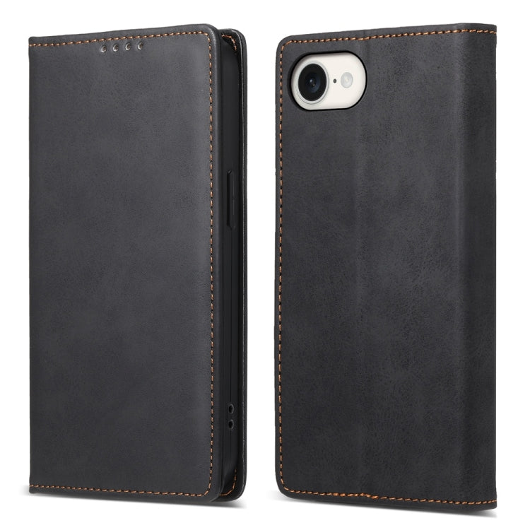 Business Solid Color Magnetic RFID Leather Phone Case, iPhone 16e, For iPhone 16 Pro Max, For iPhone 16 Pro, For iPhone 16 Plus