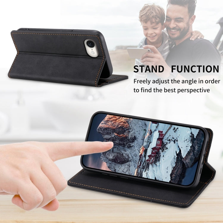 Business Solid Color Magnetic RFID Leather Phone Case, iPhone 16e, For iPhone 16 Pro Max, For iPhone 16 Pro, For iPhone 16 Plus
