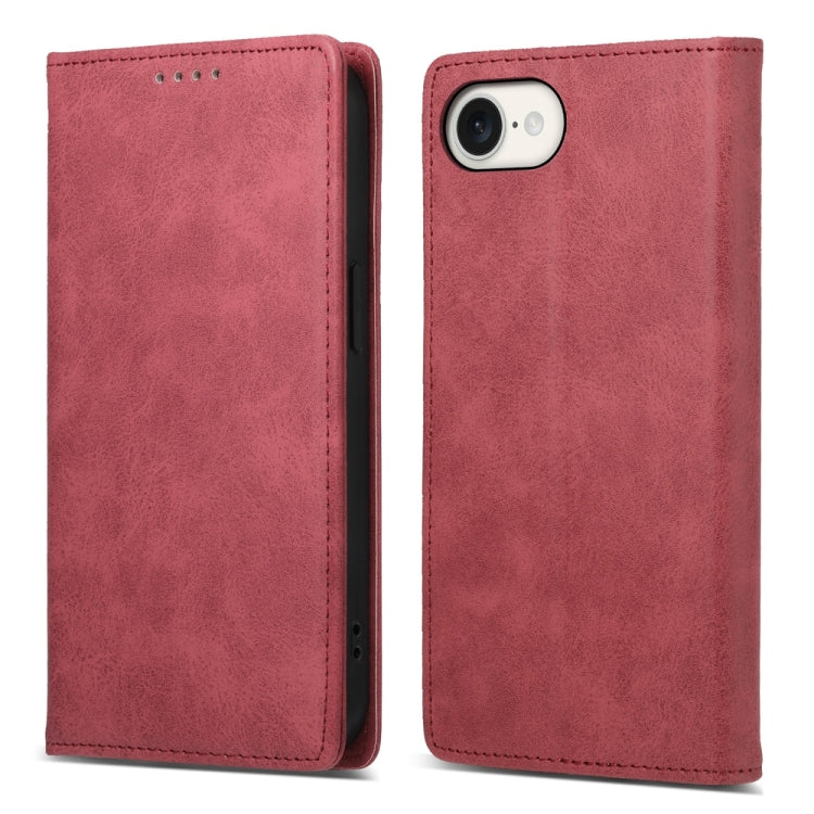 Business Solid Color Magnetic RFID Leather Phone Case, iPhone 16e, For iPhone 16 Pro Max, For iPhone 16 Pro, For iPhone 16 Plus