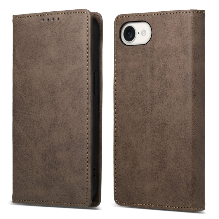 Business Solid Color Magnetic RFID Leather Phone Case, iPhone 16e, For iPhone 16 Pro Max, For iPhone 16 Pro, For iPhone 16 Plus