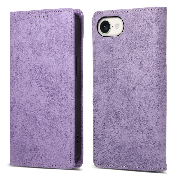 Business Solid Color Magnetic RFID Leather Phone Case, iPhone 16e, For iPhone 16 Pro Max, For iPhone 16 Pro, For iPhone 16 Plus