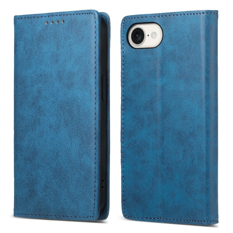 Business Solid Color Magnetic RFID Leather Phone Case, iPhone 16e, For iPhone 16 Pro Max, For iPhone 16 Pro, For iPhone 16 Plus