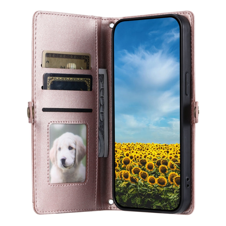 Wallet Multi-card Slot Leather Phone Case with Lanyard, For iPhone XS Max, For iPhone 8 Plus / 7 Plus