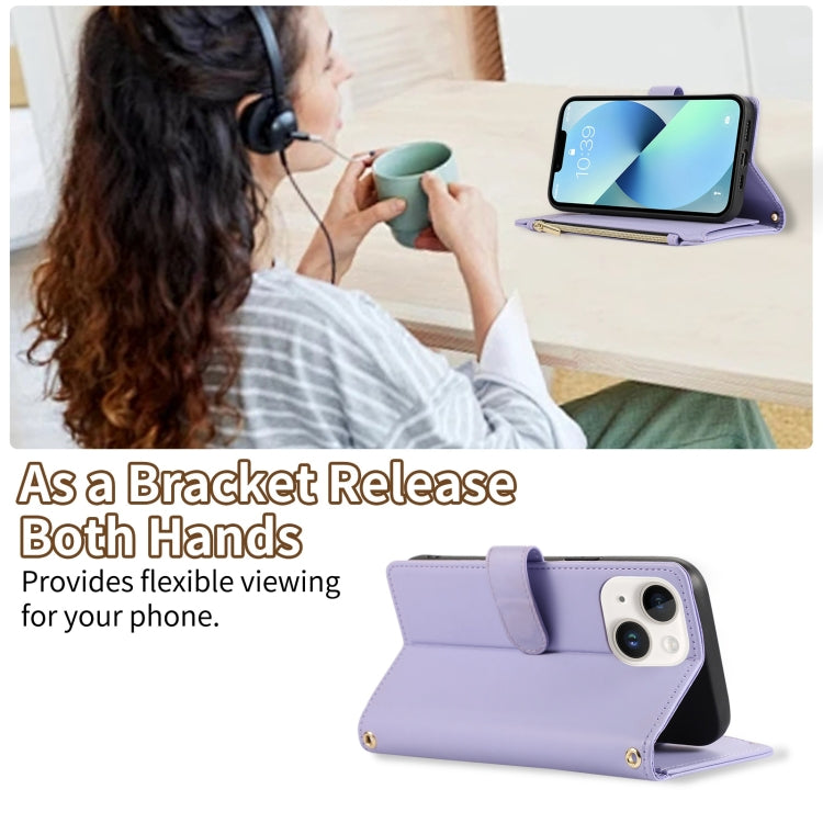 Rhombic Zipper Wallet Leather Phone Case, For iPhone 13 mini, For iPhone 12 / 12 Pro, For iPhone 12 Pro Max, For iPhone 12 mini