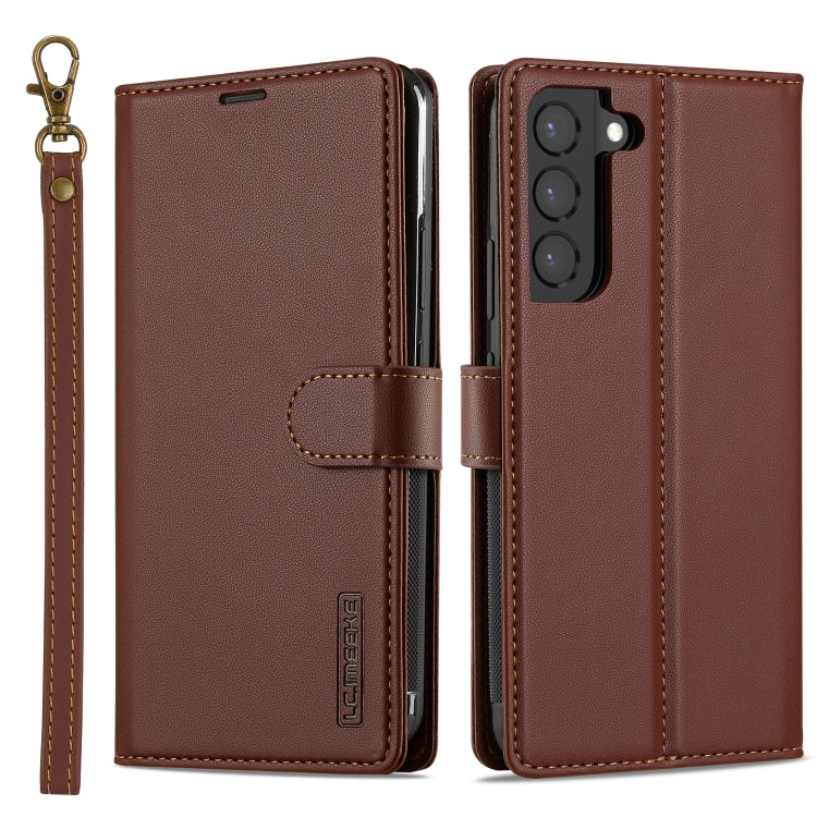 LC.IMEEKE L2 Series Detachable Magsafe PU Phone Case with Lanyard, For Samsung Galaxy S23 FE 5G, For Samsung Galaxy S20 FE 5G, For Samsung Galaxy S22+ 5G