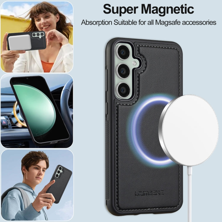 LC.IMEEKE L2 Series Detachable Magsafe PU Phone Case with Lanyard, For Samsung Galaxy S23 FE 5G, For Samsung Galaxy S20 FE 5G, For Samsung Galaxy S22+ 5G