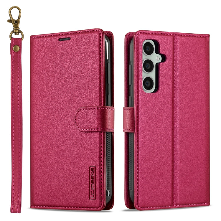 LC.IMEEKE L2 Series Detachable Magsafe PU Phone Case with Lanyard, For Samsung Galaxy S23 FE 5G, For Samsung Galaxy S20 FE 5G, For Samsung Galaxy S22+ 5G