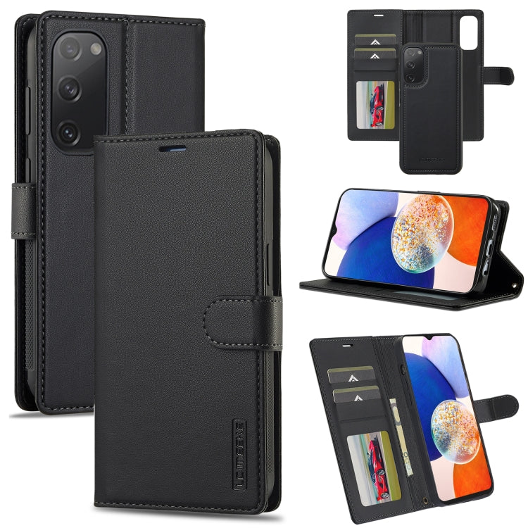 LC.IMEEKE L2 Series Detachable Magsafe PU Phone Case with Lanyard, For Samsung Galaxy S23 FE 5G, For Samsung Galaxy S20 FE 5G, For Samsung Galaxy S22+ 5G