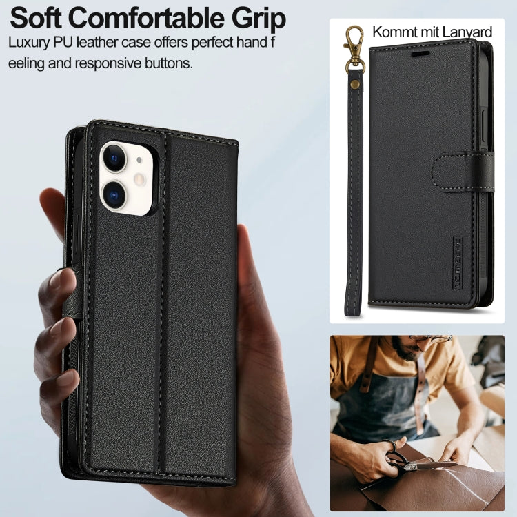 LC.IMEEKE L2 Series Detachable Magsafe PU Phone Case with Lanyard