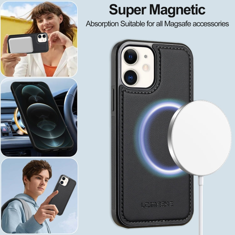 LC.IMEEKE L2 Series Detachable Magsafe PU Phone Case with Lanyard