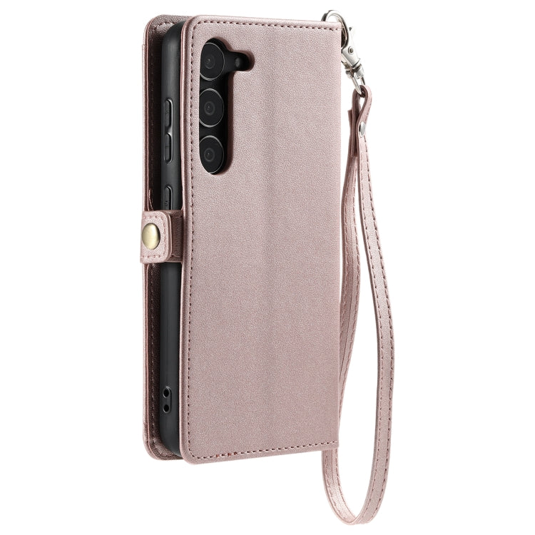 Wallet Multi-card Slot Leather Phone Case with Lanyard, For Samsung Galaxy S23 5G, For Samsung Galaxy S22 Ultra 5G, For Samsung Galaxy S22+ 5G, For Samsung Galaxy S22 5G