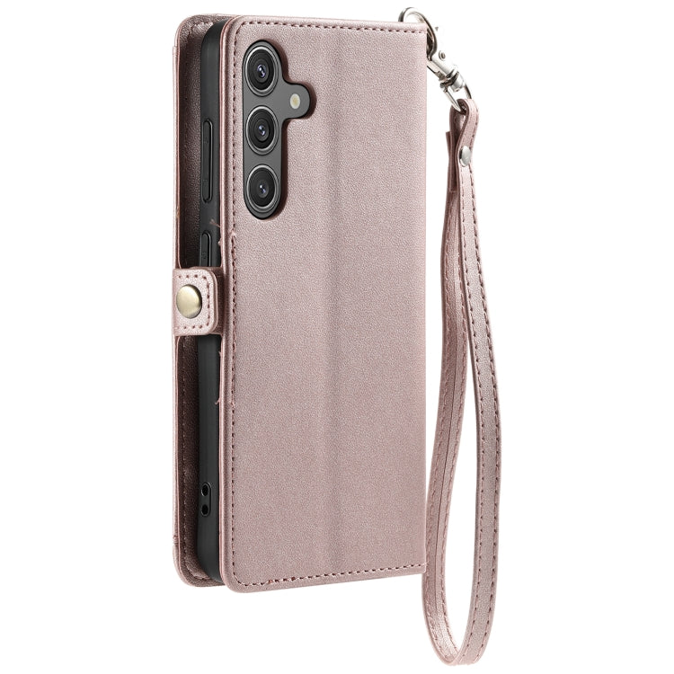 Wallet Multi-card Slot Leather Phone Case with Lanyard, For Samsung Galaxy S24 5G, For Samsung Galaxy S23 FE 5G, For Samsung Galaxy S23 Ultra 5G, For Samsung Galaxy S23+ 5G