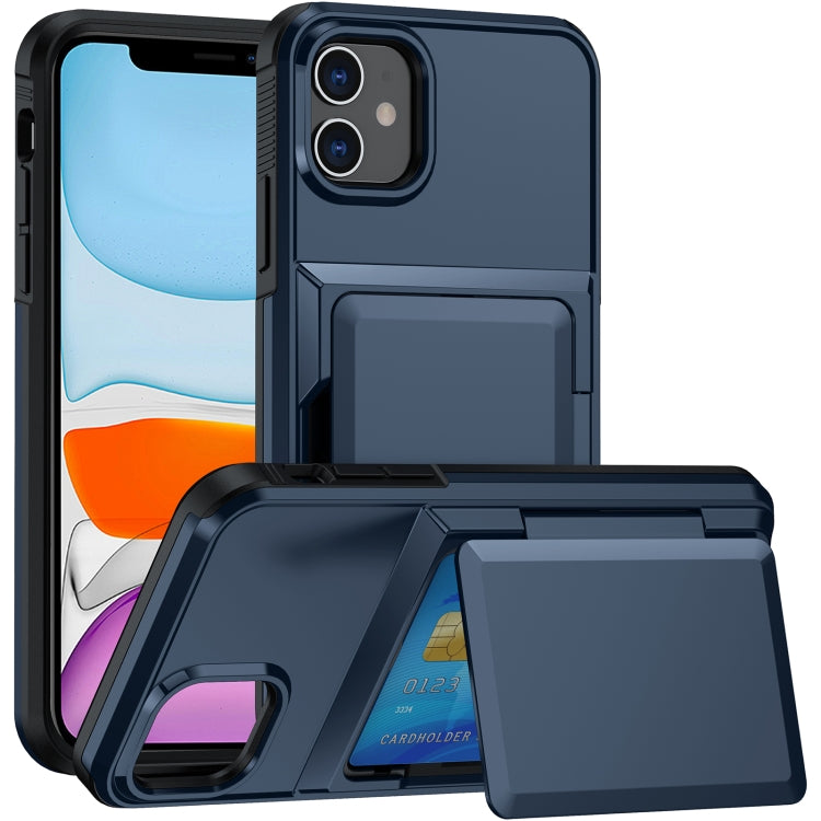 Card Slot Holder Phone Case, For iPhone 12 Pro Max, For iPhone 11 Pro Max, For iPhone 11, For iPhone 11 Pro