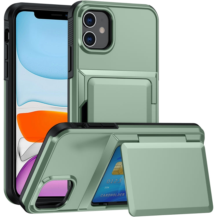 Card Slot Holder Phone Case, For iPhone 12 Pro Max, For iPhone 11 Pro Max, For iPhone 11, For iPhone 11 Pro