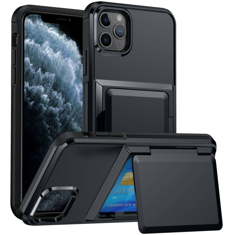 Card Slot Holder Phone Case, For iPhone 12 Pro Max, For iPhone 11 Pro Max, For iPhone 11, For iPhone 11 Pro