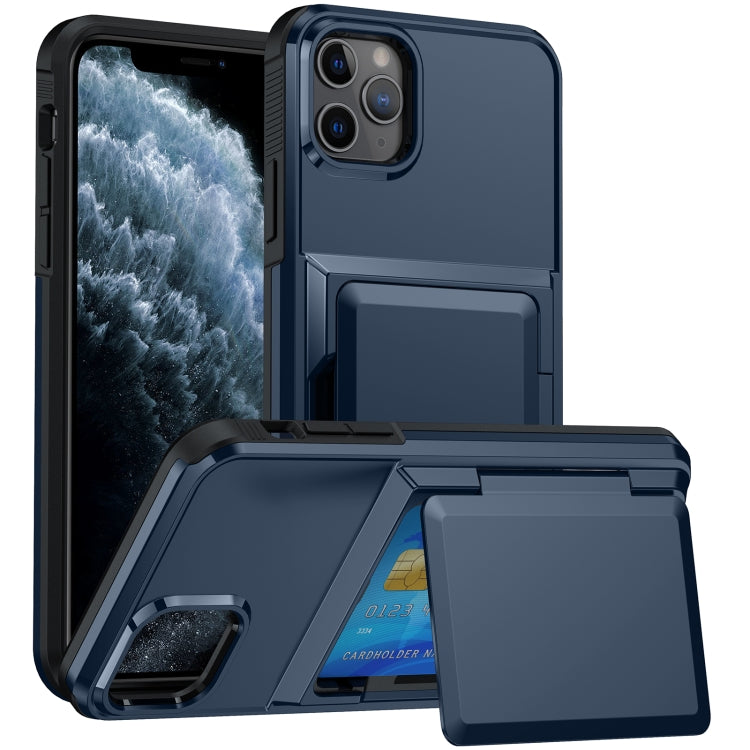 Card Slot Holder Phone Case, For iPhone 12 Pro Max, For iPhone 11 Pro Max, For iPhone 11, For iPhone 11 Pro