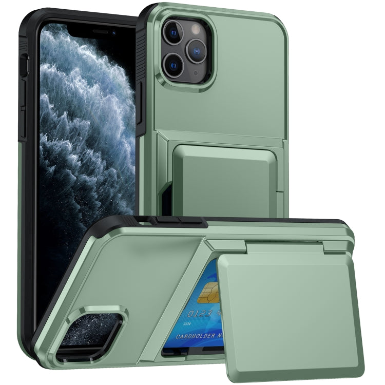 Card Slot Holder Phone Case, For iPhone 12 Pro Max, For iPhone 11 Pro Max, For iPhone 11, For iPhone 11 Pro