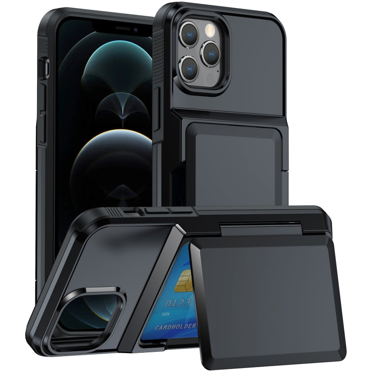Card Slot Holder Phone Case, For iPhone 12 Pro Max, For iPhone 11 Pro Max, For iPhone 11, For iPhone 11 Pro