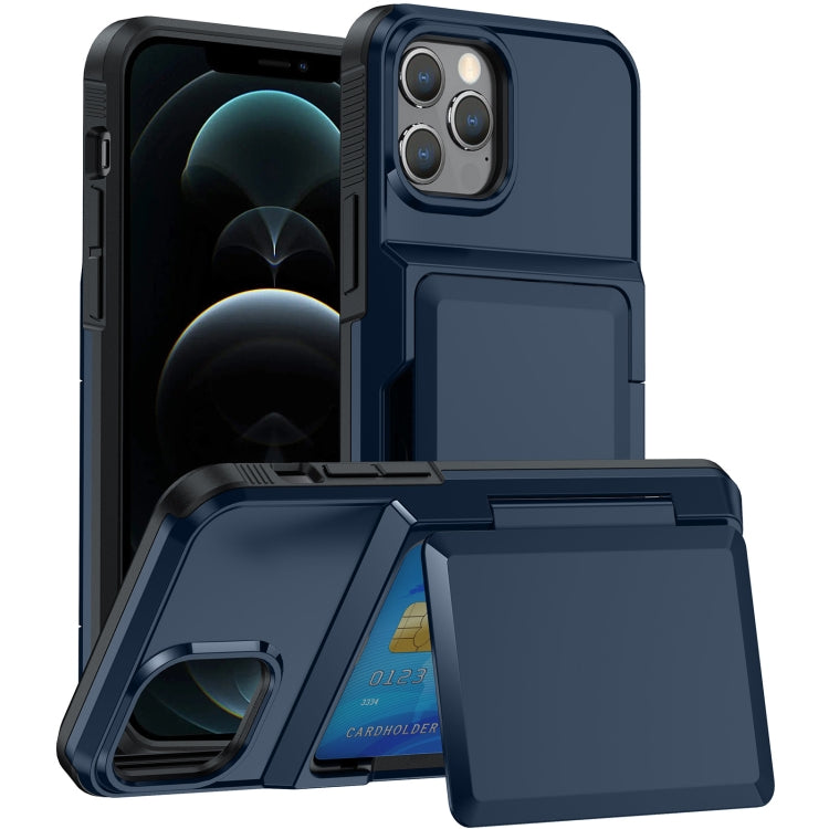 Card Slot Holder Phone Case, For iPhone 12 Pro Max, For iPhone 11 Pro Max, For iPhone 11, For iPhone 11 Pro