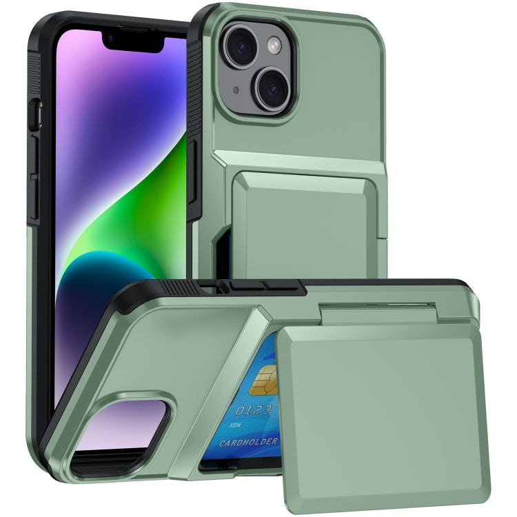 Card Slot Holder Phone Case, For iPhone 14 Plus, For iPhone 14, For iPhone 14 Pro, For iPhone 14 Pro Max