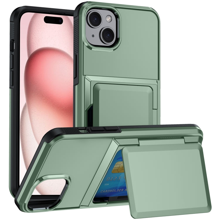 Card Slot Holder Phone Case, For iPhone 15 Pro Max, For iPhone 15 Pro, For iPhone 15 Plus, For iPhone 15