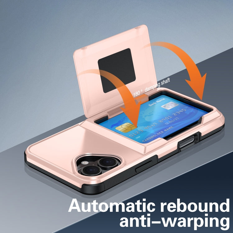 Card Slot Holder Phone Case, For iPhone 15 Pro Max, For iPhone 15 Pro, For iPhone 15 Plus, For iPhone 15