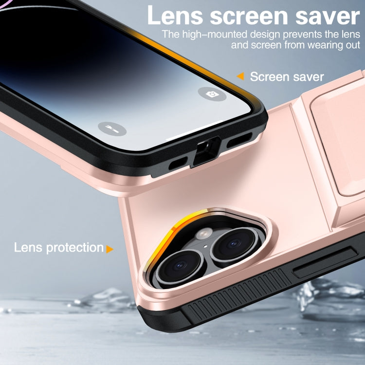 Card Slot Holder Phone Case, For iPhone 15 Pro Max, For iPhone 15 Pro, For iPhone 15 Plus, For iPhone 15