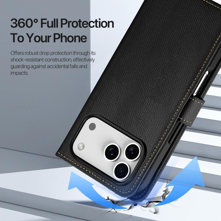 DUX DUCIS Lawa Series 2 in 1 Wallet Zipper Detachable MagSafe Phone Case with Lanyard, For iPhone 17 Pro Max, For iPhone 17 Pro, For iPhone 17, For iPhone 17 Air, iPhone 16e, For iPhone 16 Pro Max, For iPhone 16 Pro, For iPhone 16 Plus