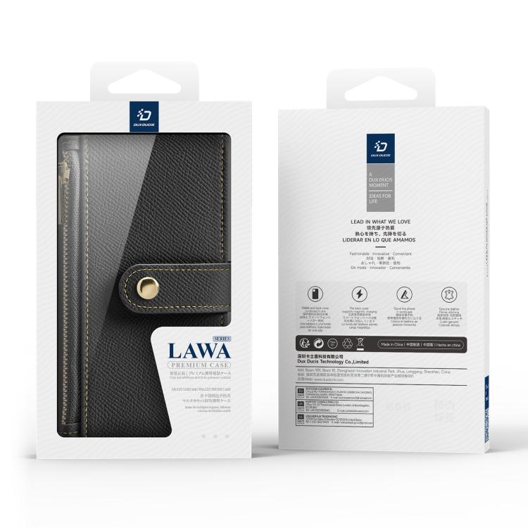 DUX DUCIS Lawa Series 2 in 1 Wallet Zipper Detachable MagSafe Phone Case with Lanyard, For iPhone 17 Pro Max, For iPhone 17 Pro, For iPhone 17, For iPhone 17 Air, iPhone 16e, For iPhone 16 Pro Max, For iPhone 16 Pro, For iPhone 16 Plus