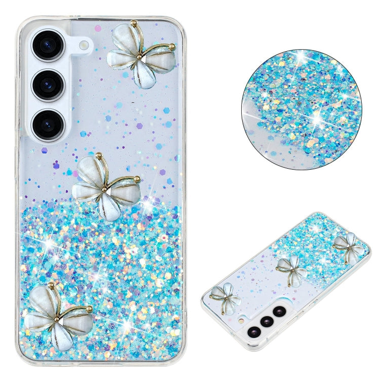 Luminous Starry Sky Glitter Butterfly TPU Phone Case