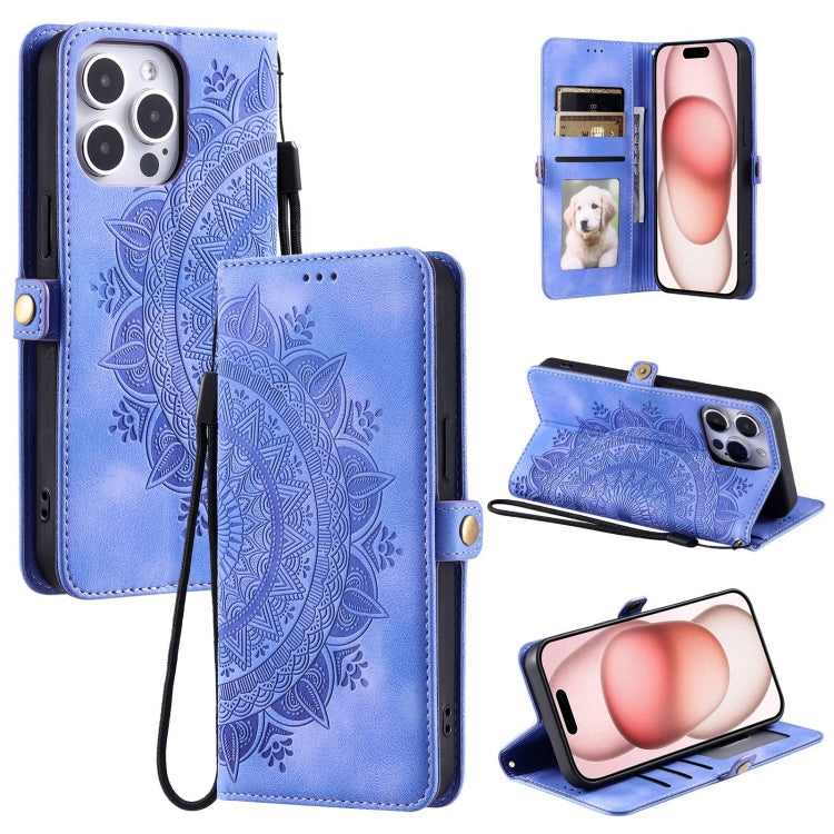 Skin Feel Totem Embossed Leather Phone Case, For iPhone 14 Pro Max, For iPhone 7 / 8 / SE 2022, For iPhone 13 Pro Max, For iPhone 13 Pro