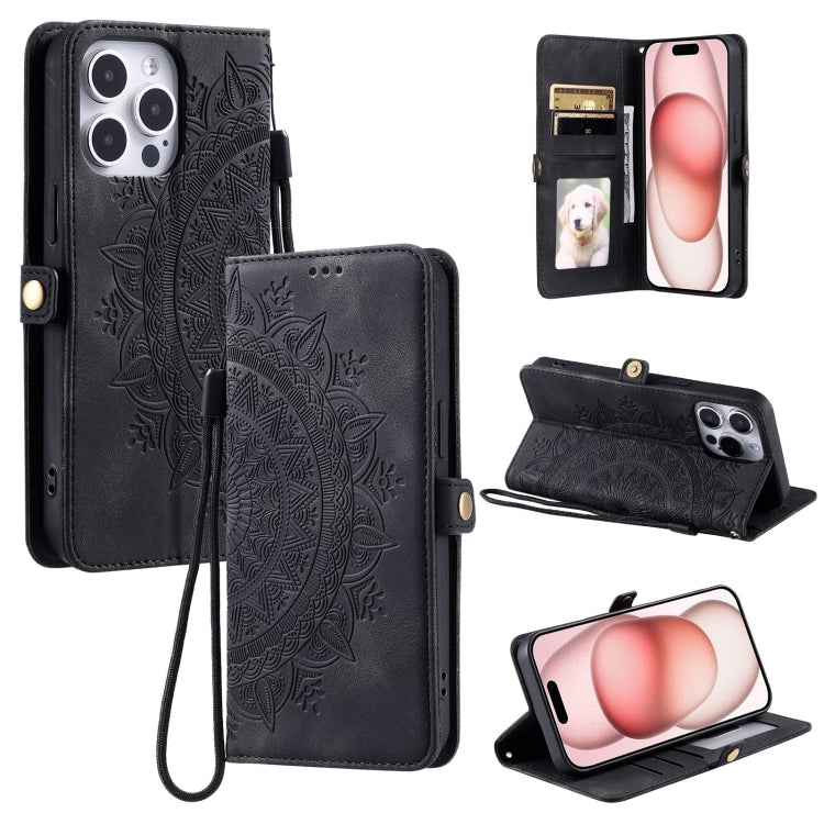Skin Feel Totem Embossed Leather Phone Case, For iPhone 14 Pro Max, For iPhone 7 / 8 / SE 2022, For iPhone 13 Pro Max, For iPhone 13 Pro