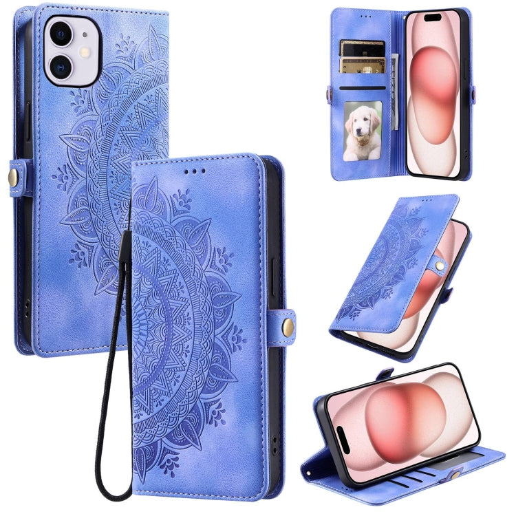 Skin Feel Totem Embossed Leather Phone Case, For iPhone 12 mini, For iPhone 11 Pro Max, For iPhone 11, For iPhone 11 Pro