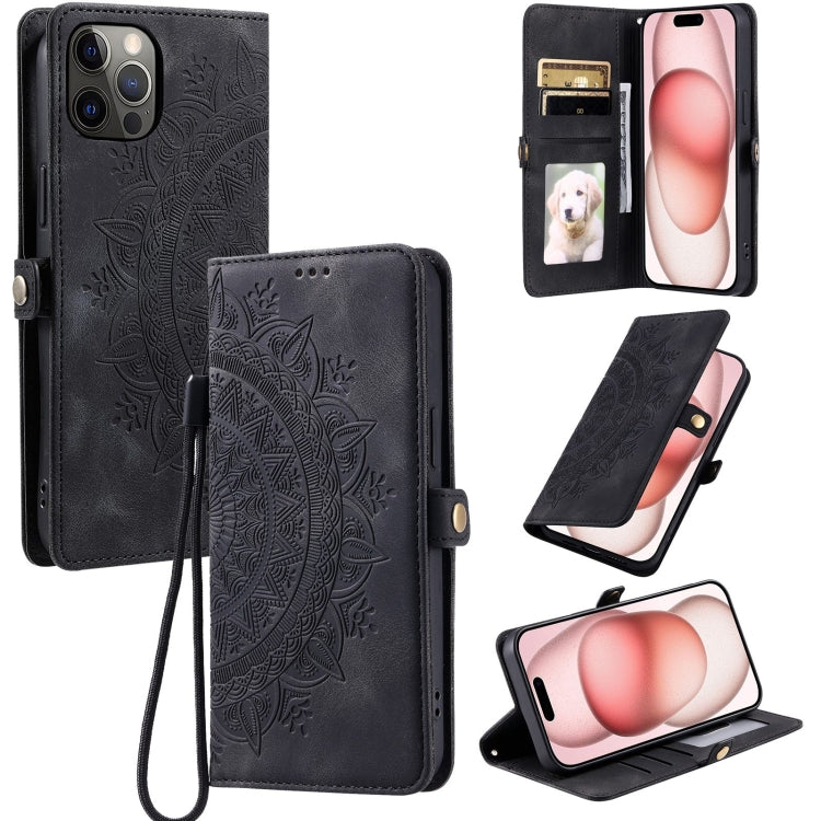 Skin Feel Totem Embossed Leather Phone Case, For iPhone 12 mini, For iPhone 11 Pro Max, For iPhone 11, For iPhone 11 Pro