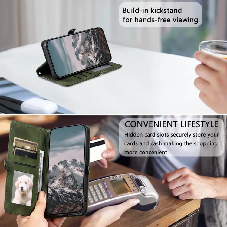 Skin Feel Totem Embossed Leather Phone Case, For iPhone 16e, For iPhone 16 Pro Max, For iPhone 16 Pro, For iPhone 16 Plus
