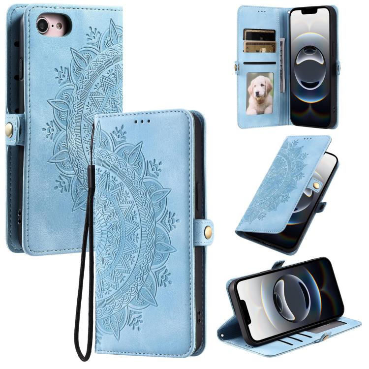 Skin Feel Totem Embossed Leather Phone Case, For iPhone 16e, For iPhone 16 Pro Max, For iPhone 16 Pro, For iPhone 16 Plus