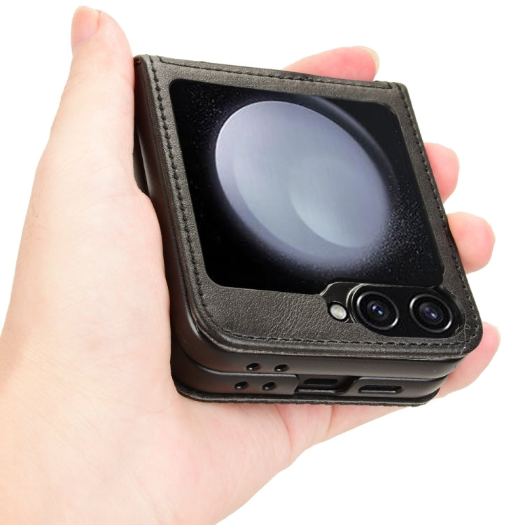 Magnetic Buckle Retro Texture Leather Phone Case