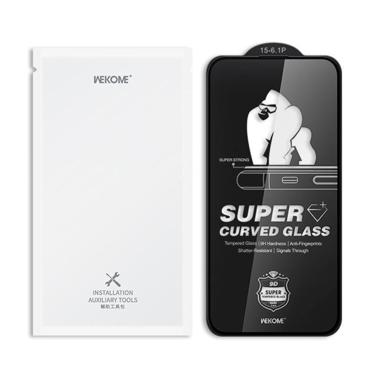 WK WTP-092 King Kong 6D Curved 28 Degree Privacy Tempered Glass Film, For iPhone 16 Pro Max, For iPhone 16 Pro, For iPhone 16 Plus / 15 Plus, For iPhone 16 / 15