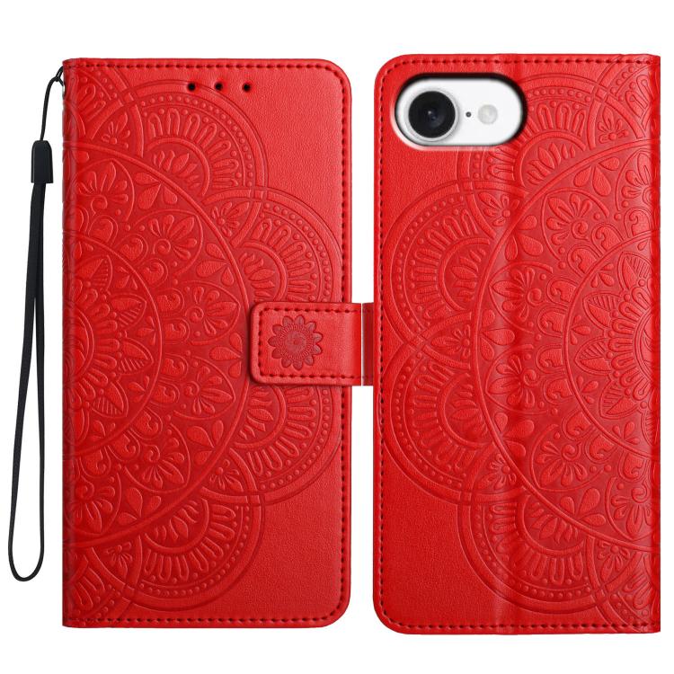 Flower Embossed Leather Phone Case