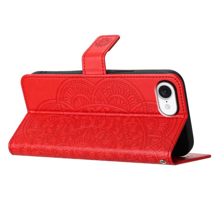 Flower Embossed Leather Phone Case