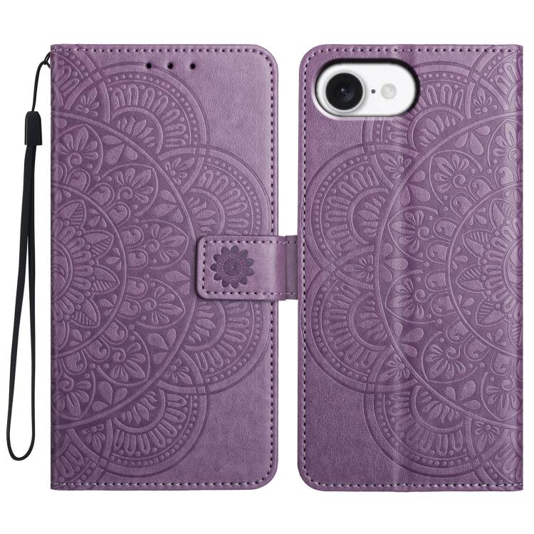 Flower Embossed Leather Phone Case
