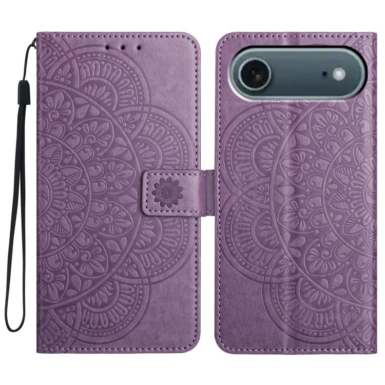 Flower Embossed Leather Phone Case