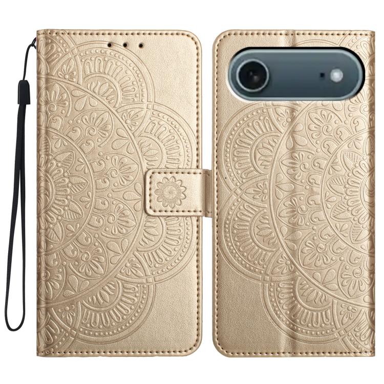 Flower Embossed Leather Phone Case