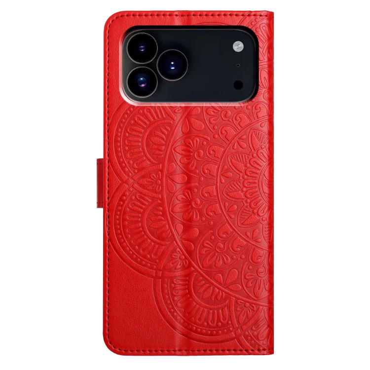Flower Embossed Leather Phone Case